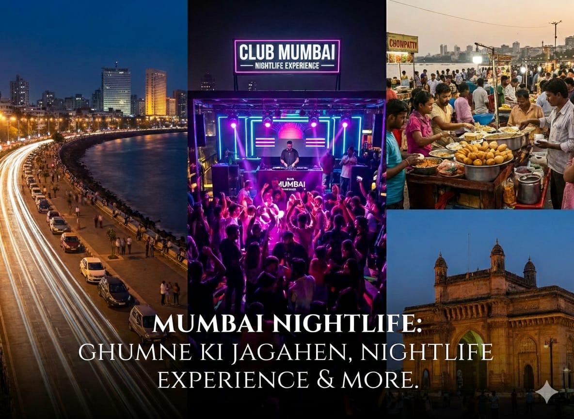 Nightlife in Mumbai: घूमने की जगहें, खाने की चीजें और नाइट वॉक का एक्सपीरियंस